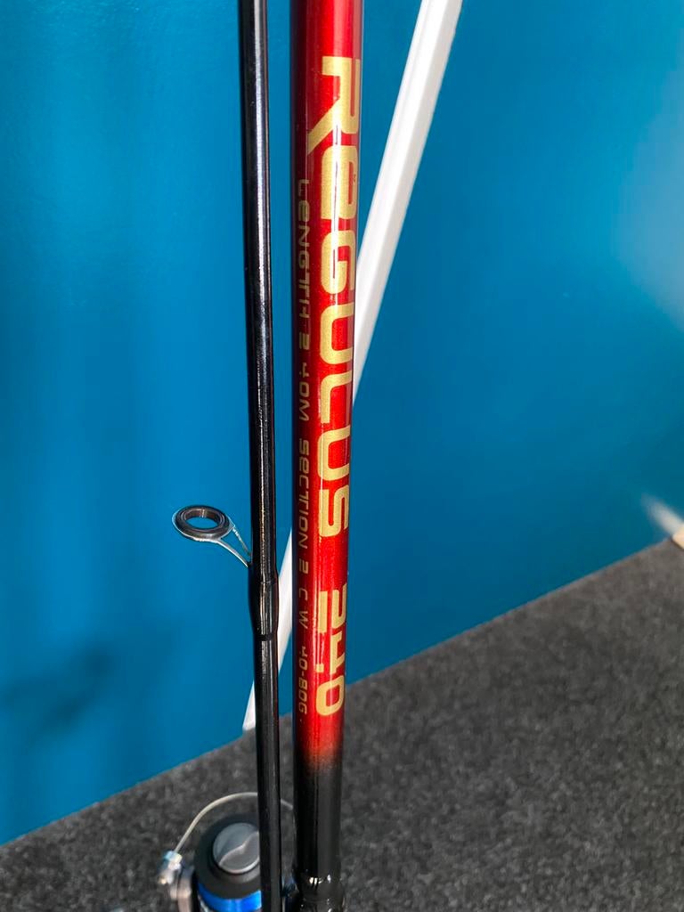 LAATSTE Complete werphengel + molen en Nylon draad, Werphengel, Nieuw, S, H