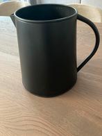 Vt wonen vaas / kan mat zwart metaal, Overige materialen, Zwart, Ophalen of Verzenden, Zo goed als nieuw