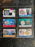 6 vijfjes in coincards voor uitgifteprijs, Ophalen of Verzenden, Koningin Beatrix, Euro's, Setje