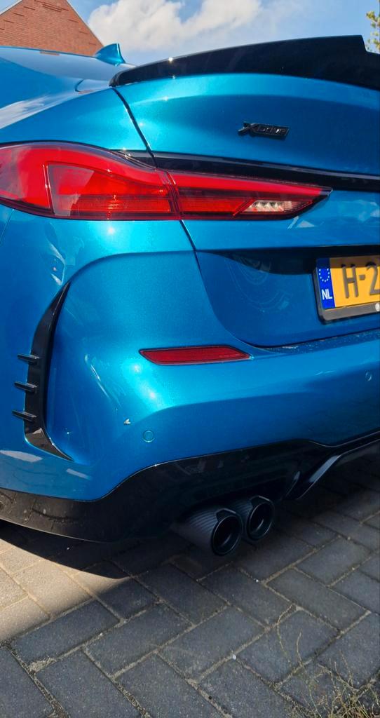 BMW Uitlaat Sierstukken M Performance Carbon Fiber Mat Zwart, Auto-onderdelen, Uitlaatsystemen, BMW, Ophalen of Verzenden