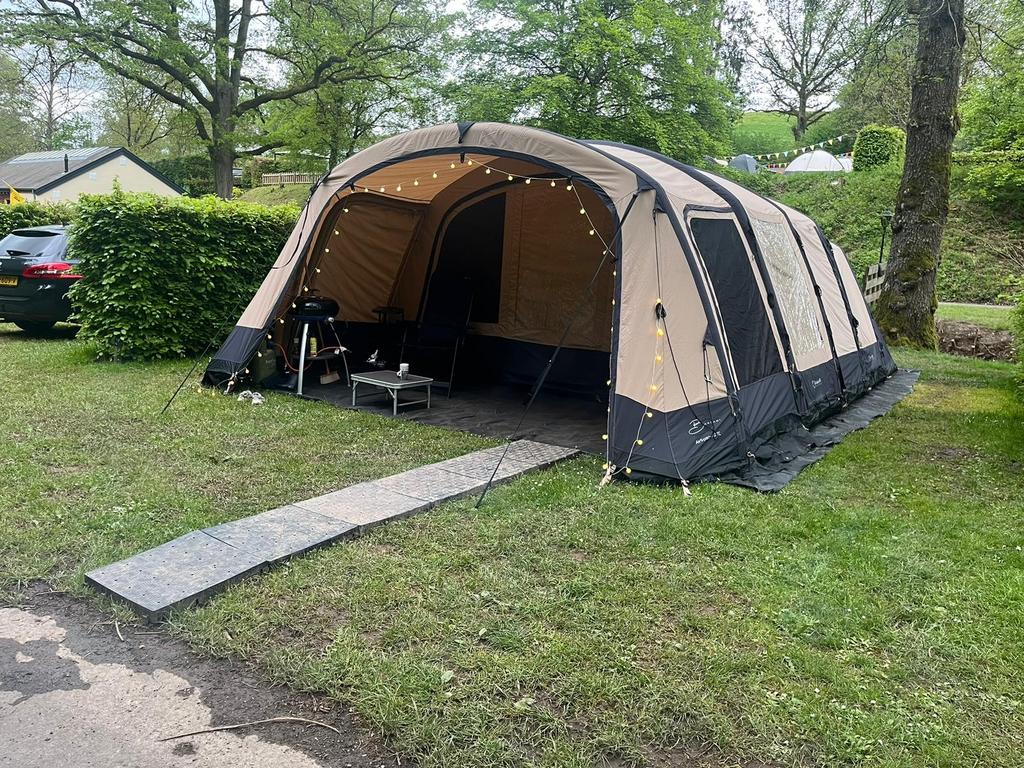 Bardani Airspace 470 TC - Ruime en comfortabele tunneltent, Caravans en Kamperen, Ophalen, Zo goed als nieuw, Tot en met 6