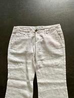 J441 Linnen broek maat 28=S wit pantalon uitlopende pijpen, Kleding | Dames, Broeken en Pantalons, Freeman T. Porter, Wit, Ophalen of Verzenden
