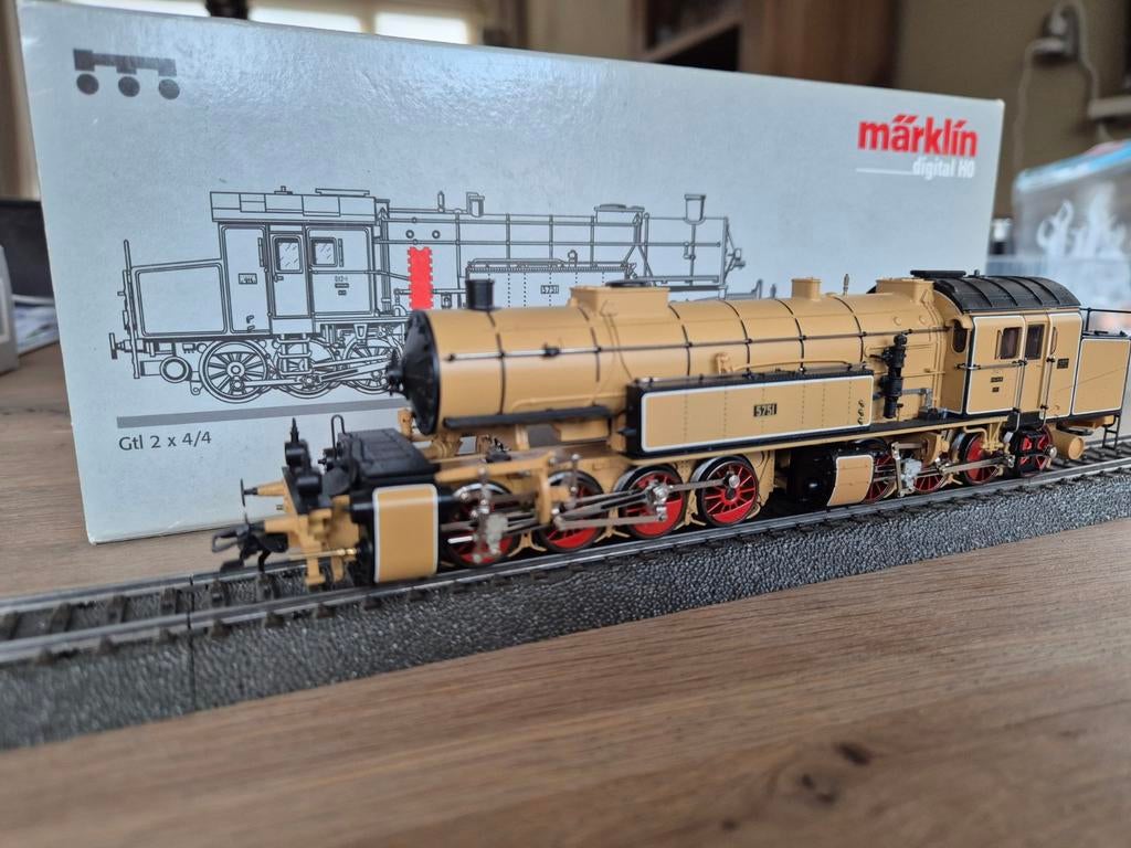 Märklin 37961 - Gtl 2 x 4/4 - K.Bay.Sts.B, Hobby en Vrije tijd, Modeltreinen | H0, Wisselstroom, Locomotief, Ophalen of Verzenden