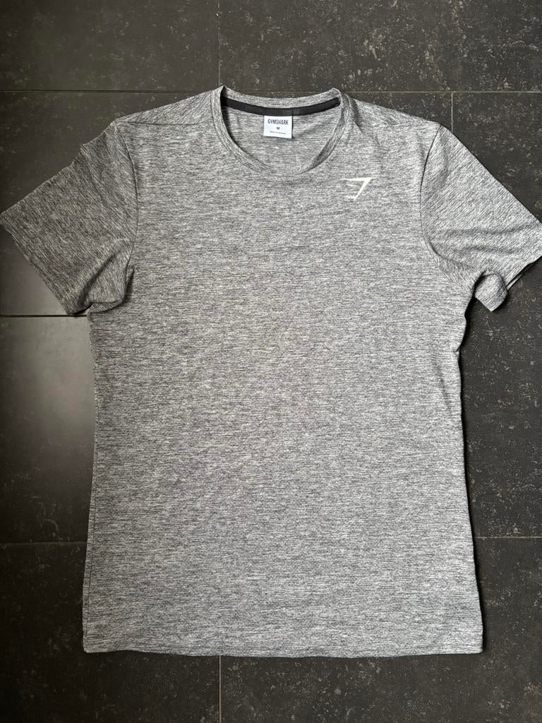 Grijs Gymshark sportshirt, maat M, Kleding | Heren, Maat 48/50 (M), Ophalen of Verzenden, Zo goed als nieuw, Grijs