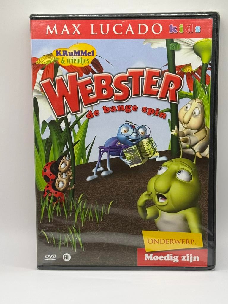 Webster de Bange Spin DVD - Max Lucado Kids NIEUW SEAL 001, Cd's en Dvd's, Alle leeftijden, Verzenden, Nieuw in verpakking, Europees