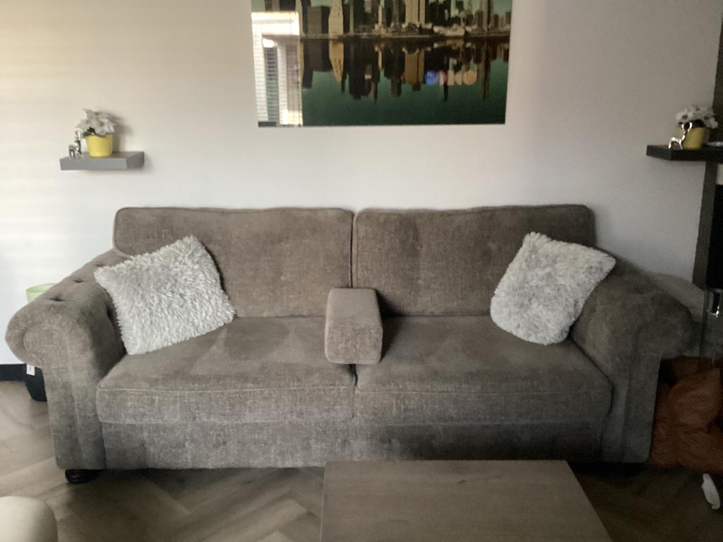 Bankstel, Huis en Inrichting, Ophalen, 150 tot 200 cm, Driepersoons, 75 tot 100 cm