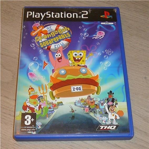 Playstation 2 SPONGEBOB De film, Gebruikt, 1 speler, Vanaf 3 jaar, Ophalen