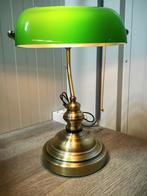 Nieuwe Notarislamp Groen/Goud - Meerdere op voorraad!, Ophalen of Verzenden, Nieuw, Minder dan 50 cm