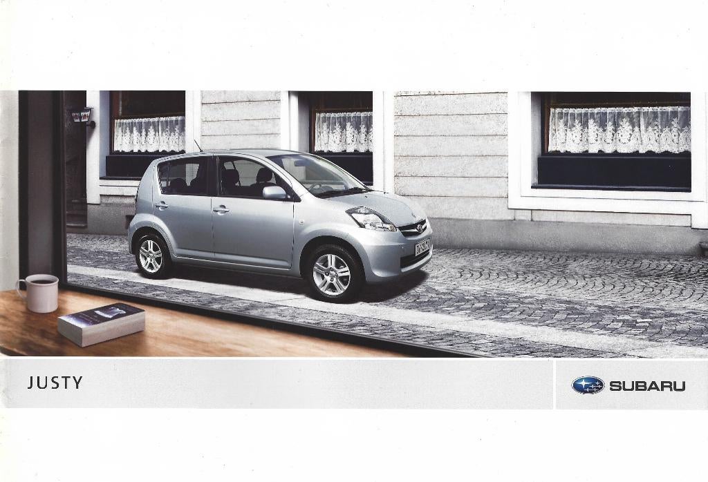 Brochure Subaru Justy 2008, Boeken, Ophalen of Verzenden, Gelezen, Overige merken