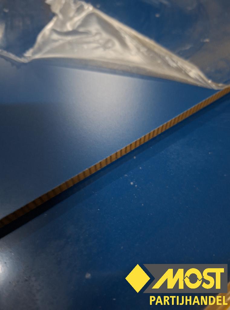 HPL PLAAT BLAUW / GEEL / GROEN/ WIT, Ophalen, Nieuw, HPL