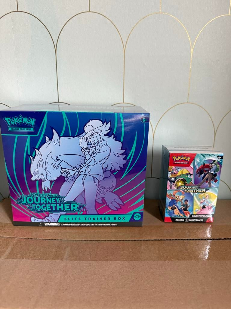 Pokémon Journey Together Elite Trainer Box + Booster Bundel, Ophalen of Verzenden, Nieuw, Overige typen