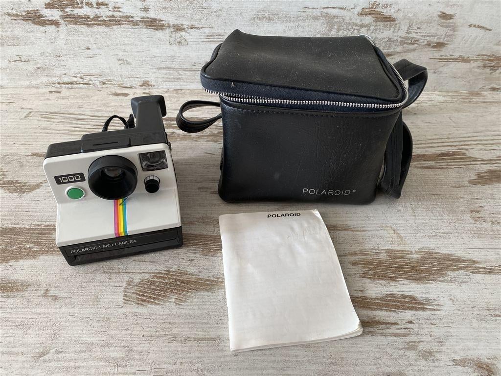 Polaroid 1000 land camera in mooi tasje [1338], Audio, Tv en Foto, Fotocamera's Analoog, Verzenden, Zo goed als nieuw, Spiegelreflex