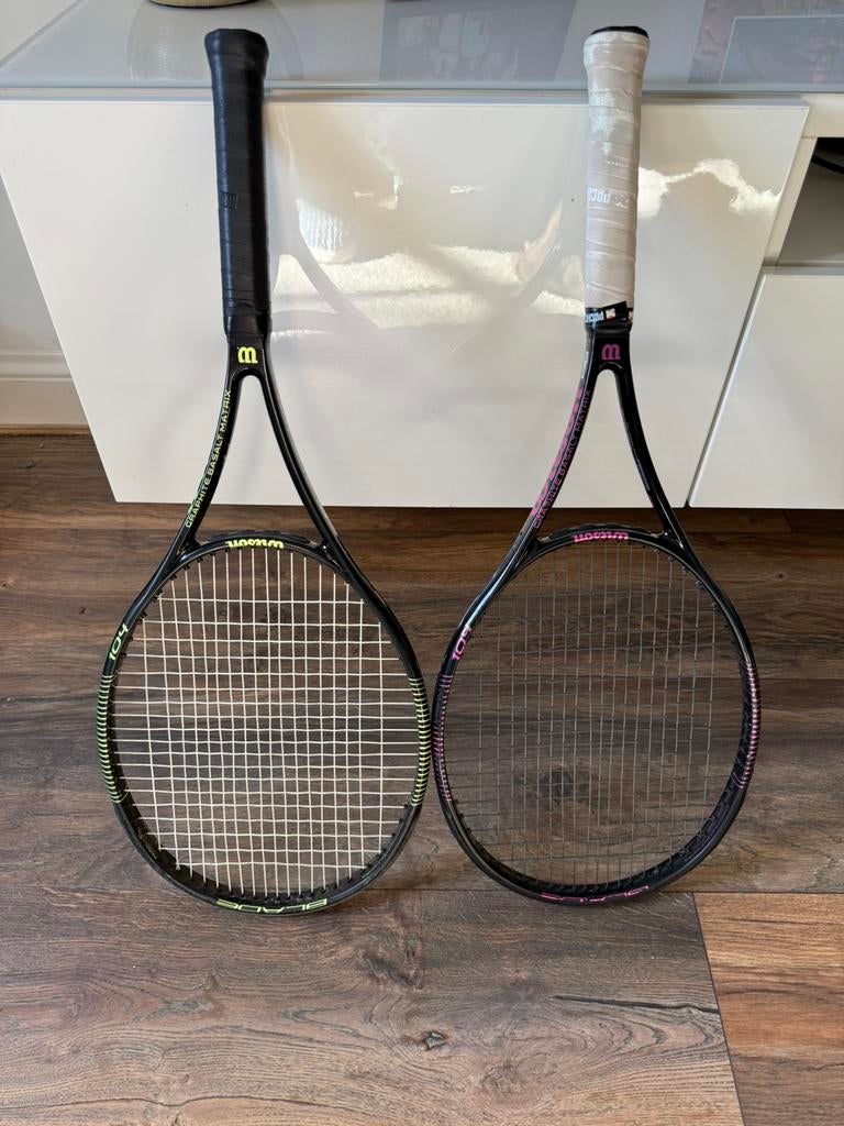 Wilson blade 104, Sport en Fitness, Tennis, Ophalen, L1, Zo goed als nieuw, Wilson