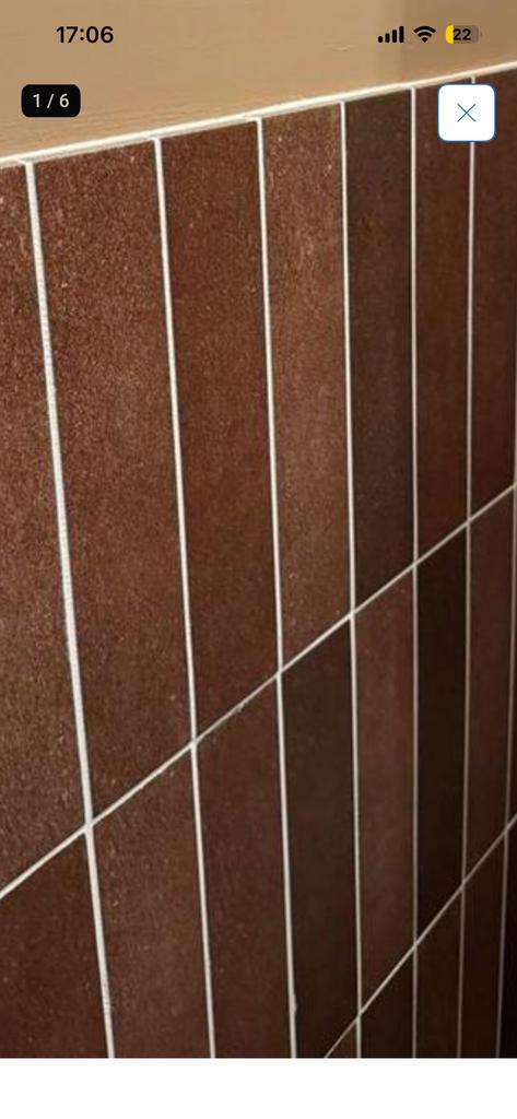 Wandtegels, Ophalen, Nieuw