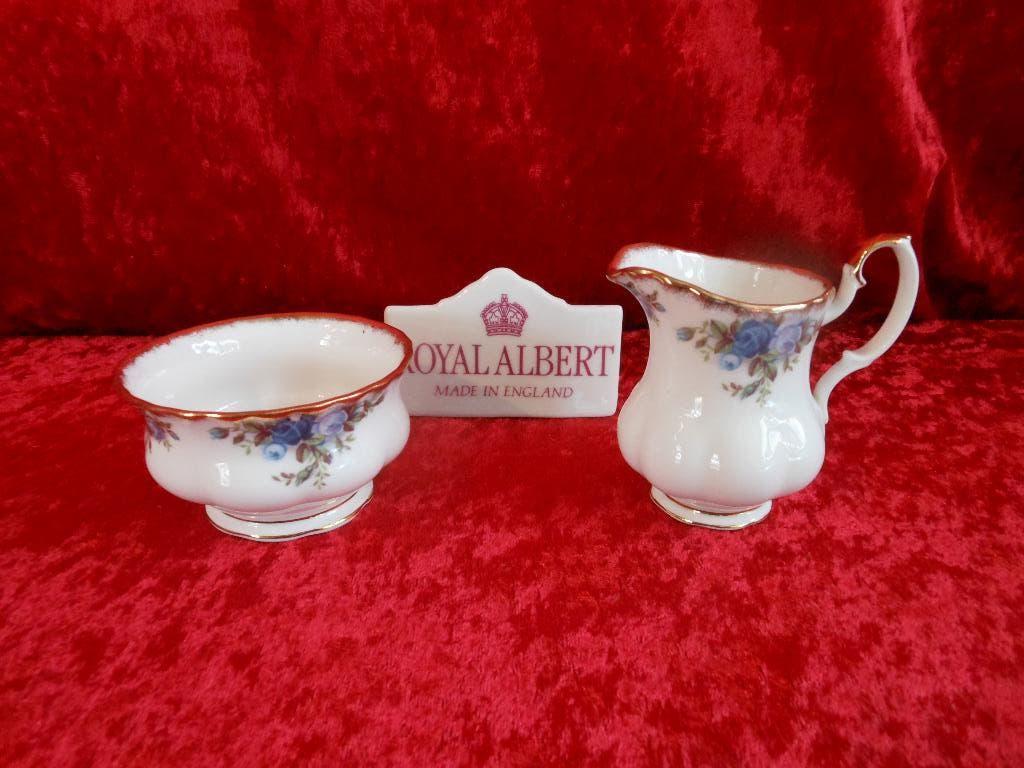 Royal Albert mini roomstelletje van Moonlicht Rose, Ophalen of Verzenden, Zo goed als nieuw, Porselein, Overige typen