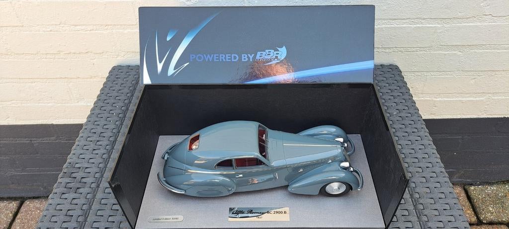 Alfa Romeo 8C 2900 B Lungo by BBR 1937, Hobby en Vrije tijd, Modelauto's | 1:18, Ophalen of Verzenden, Nieuw, Overige merken