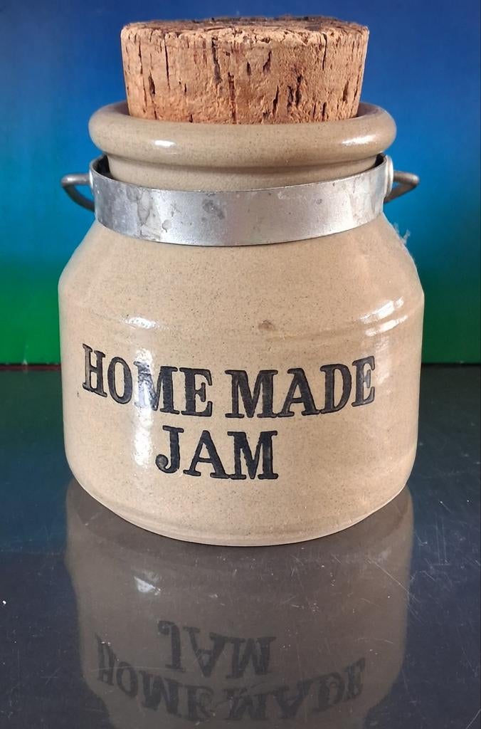 Home made jam. Potje. Moira, Stoneware. England. Merkstempel, Huis en Inrichting, Keuken | Potten en Pannen, Zo goed als nieuw