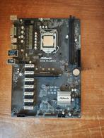 ASRock H110 Pro BTC+ moederbord met G3900 CPU, Computers en Software, Moederborden, Ophalen of Verzenden, Gebruikt, Intel, LGA 1151