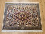 Handgeknoopt perzisch tapijt kashan 95x73, Info@SlatsAntiek.nl, Crème, Gebruikt, 50 tot 100 cm