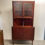 Deense kast, Ophalen, Gebruikt, 50 tot 100 cm, Hoekkast, teak furniture, danish furniture, vintage