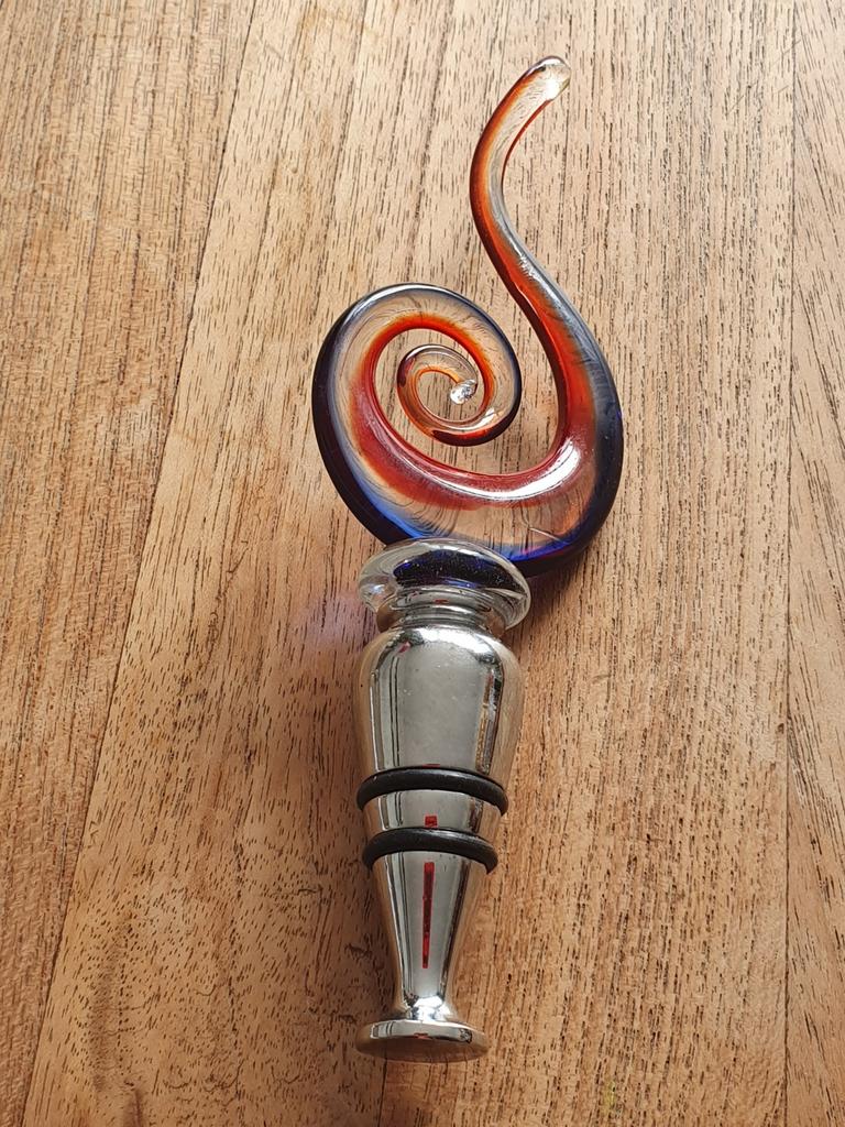 Vintage Murano blowen glass Bottle stopper.. Nieuw., Verzamelen, Wijnen, Ophalen of Verzenden, Overige gebieden, Overige typen