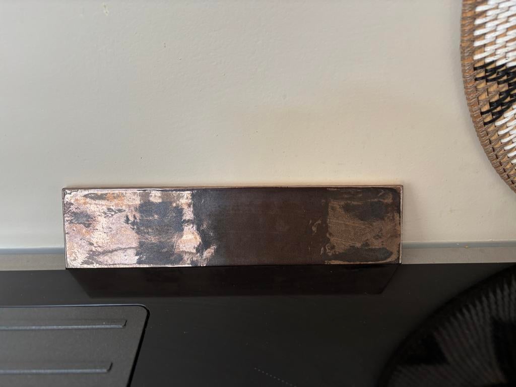Wandtegel Goldfinger bronze 1 m² nieuw, Doe-het-zelf en Verbouw, Tegels, Ophalen, Nieuw, Minder dan 20 cm, 20 tot 40 cm