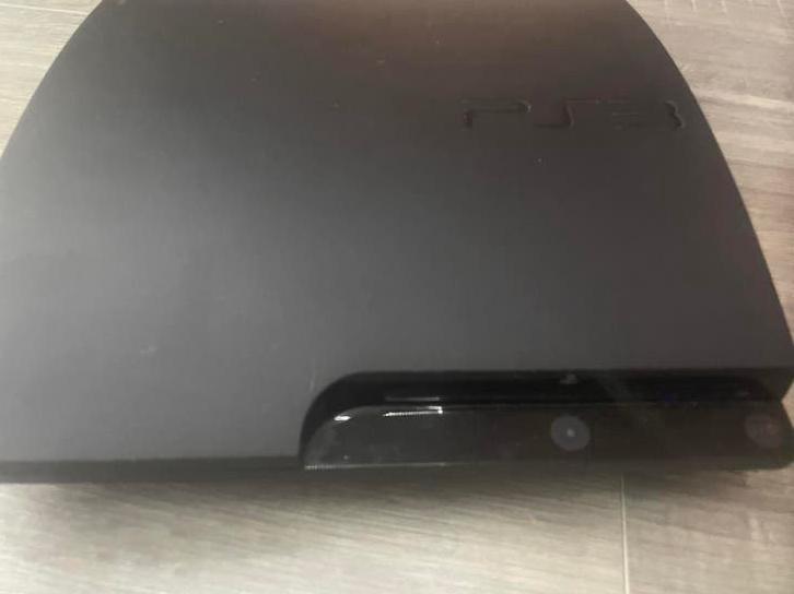 PS3 met 2 controllers en 12 spellen, Spelcomputers en Games, Spelcomputers | Sony PlayStation 3, Gebruikt, Slim, 160 GB, Met 2 controllers