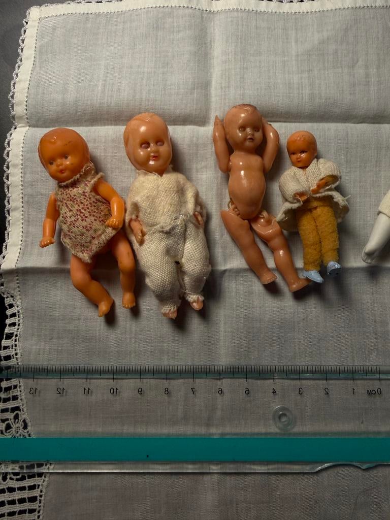 Vintage poppen lot - Made in Italy & Germany, Verzamelen, Poppen, Ophalen of Verzenden, Gebruikt, Pop