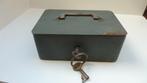 Oud vintage geldkistje, Ophalen of Verzenden