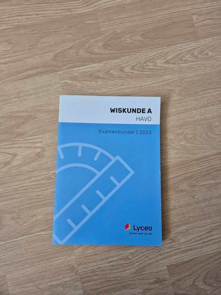 Examenbundel Wiskunde A HAVO 2023 Lyceo, Lyceo, Zo goed als nieuw, Beta, HBO