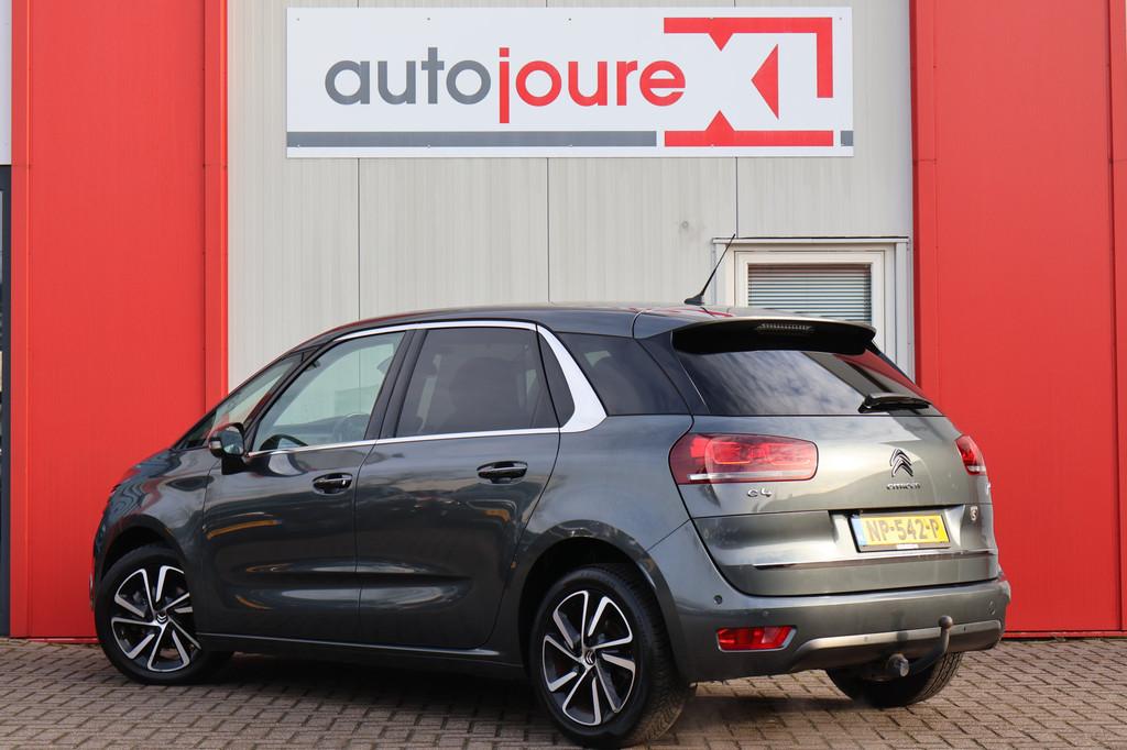 Citroën C4 Picasso 1.6 BlueHDI Shine (bj 2017), Auto's, Voorwielaandrijving, Gebruikt, 4 cilinders, Leder en Stof