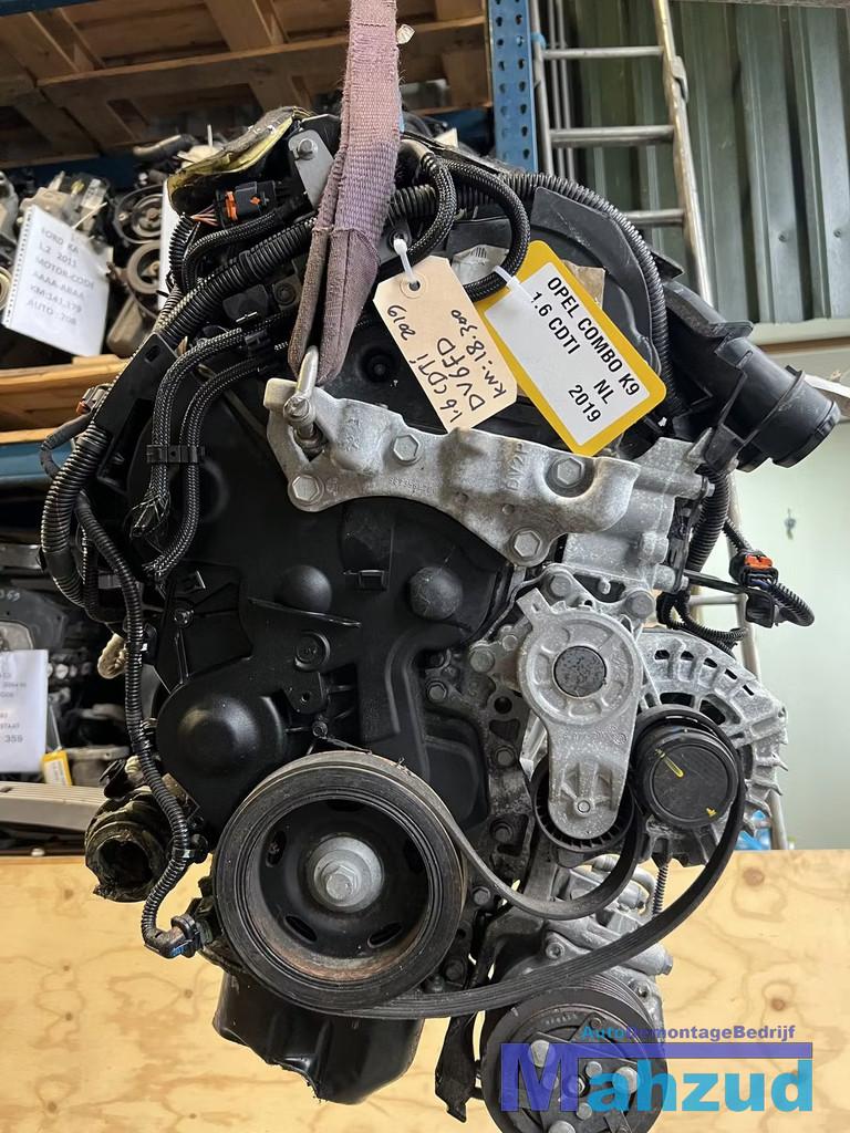 opel combo 1.6 cdti Motorblok B16DT DV6FD Motor, Auto-onderdelen, Motor en Toebehoren, Opel, Gebruikt, Ophalen of Verzenden