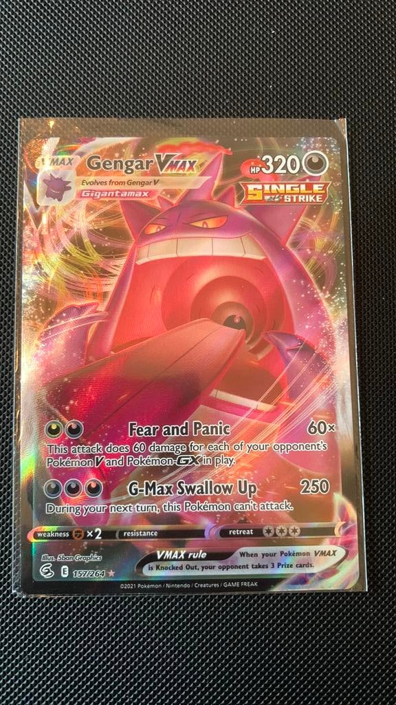 Gengar Vmax, Ophalen of Verzenden, Zo goed als nieuw