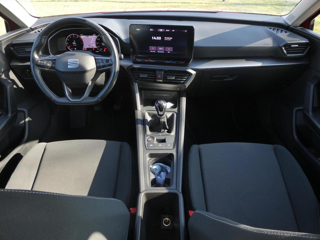 SEAT Leon 1.0 TSI Business Pack | Navigatie | Carplay | Pdc, Keurmerk '100% Onderhouden', 12 maanden, Stof, Gebruikt