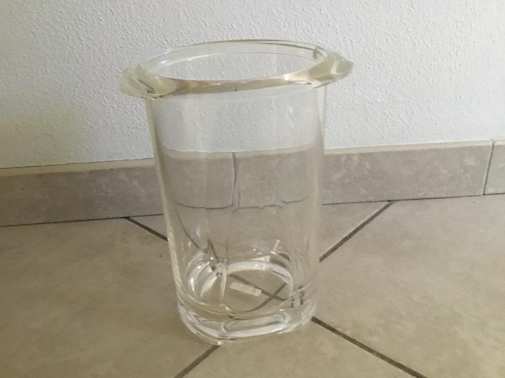 Wijnkoeler plexiglas, Flessenkoeler, Kunststof, Ophalen of Verzenden, Zo goed als nieuw