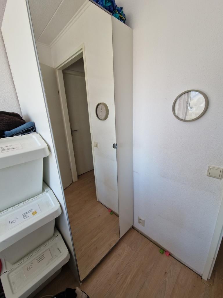 Hele mooie kast. Incl. spiegeldeur, lades en hanggedeelte, Ophalen, Zo goed als nieuw