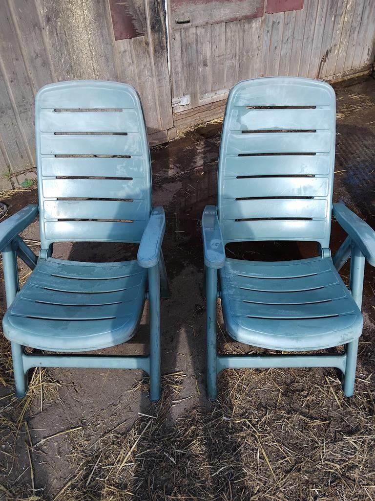 Tuinstoelen, Ophalen, Gebruikt, Kunststof