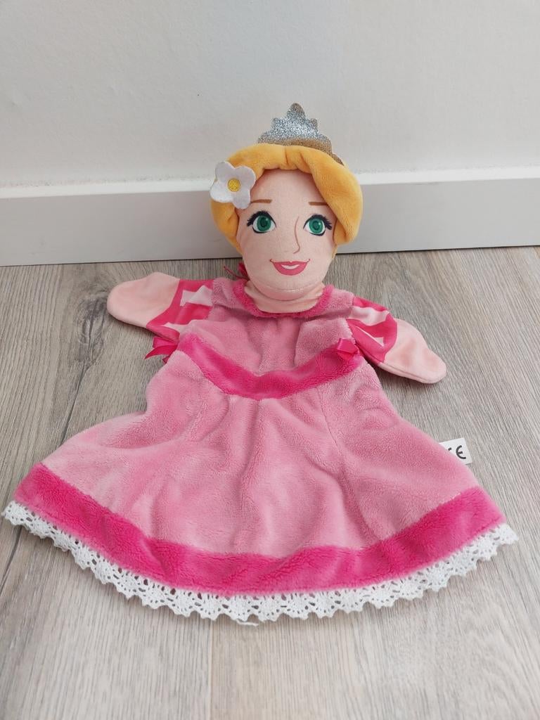 Knuffel handpop Efteling Ah Assepoester Prinses L1001, Ophalen of Verzenden, Zo goed als nieuw