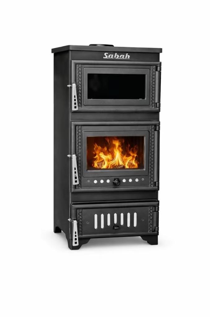 S103 Sabah Openhaard Met Oven – Houtkachel 10,56KW, Huis en Inrichting, Kachels, Ophalen, Vrijstaand, Hout, Nieuw