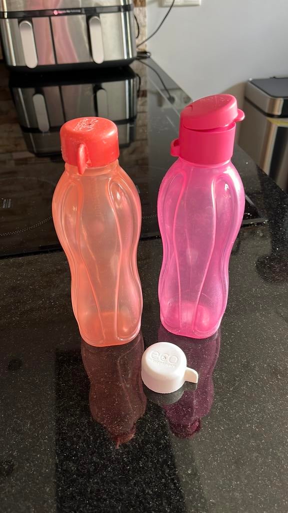 Tupperware Ecofles drinkfles 500ml 2 stuks, Huis en Inrichting, Keuken | Tupperware, Ophalen of Verzenden, Gebruikt, Overige typen