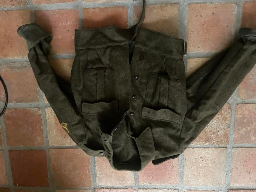 Wollen jasje leger, Verzamelen, Militaria | Algemeen, Ophalen of Verzenden, Landmacht, Nederland, Kleding of Schoenen