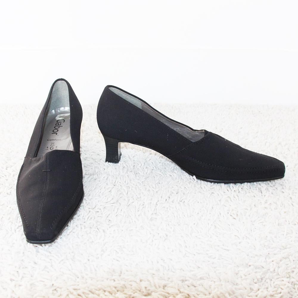 Zeer Mooie Zwarte Gabor Comfort Pumps s16 (Maat G4/37) €65,-, Pumps, Gabor Comfort, Zwart, Nieuw
