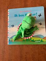 Kartonboek met handpop Ik ben kikker Max Velthuijs, Boeken, Ophalen of Verzenden, Zo goed als nieuw