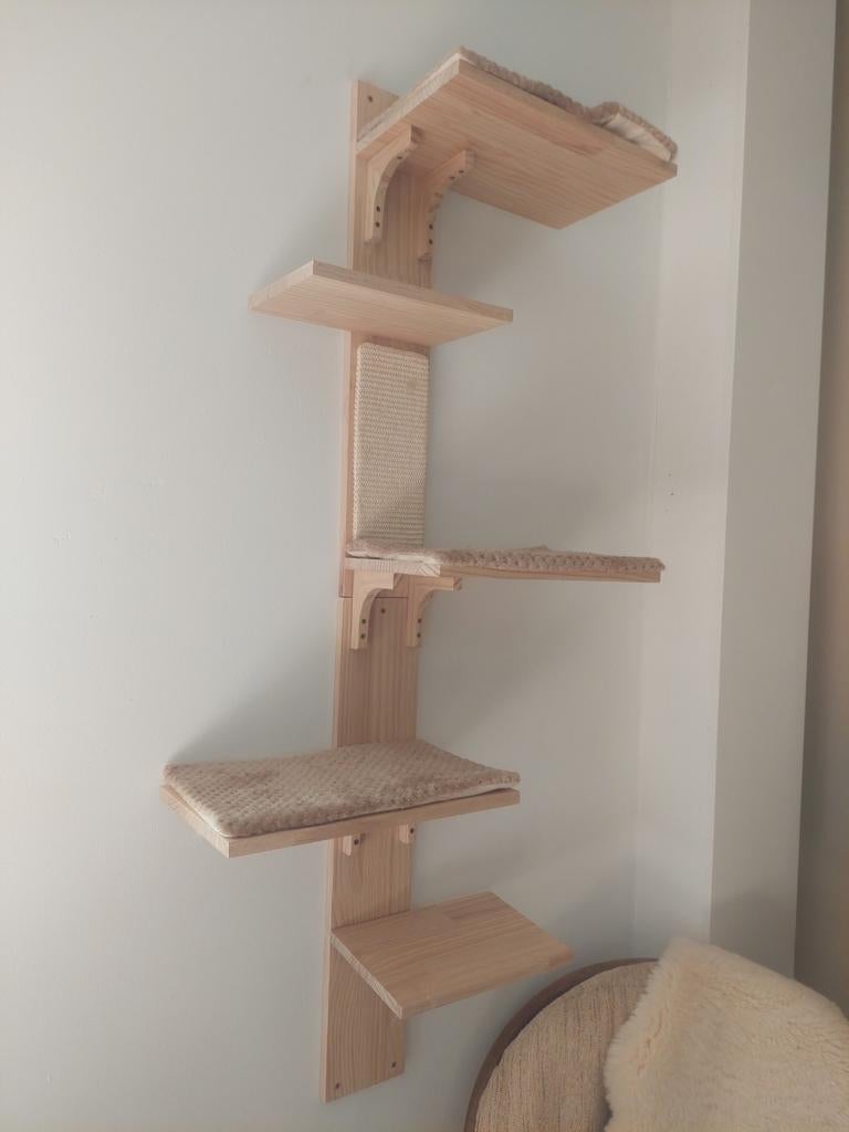 Muurkrabpaal voor katten, Dieren en Toebehoren, Ophalen, Nieuw, Krabpaal