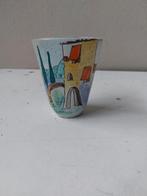 Vaasje van Herta Huber-Roethe Garda decor . W. Germany '50, Ophalen, Overige kleuren, Aardewerk of Porselein, Zo goed als nieuw