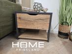 Mangonhout nachtkastje, Info@homefriesland.nl, Kelvinstraat 6 8912BA, Home Friesland, Ophalen of Verzenden