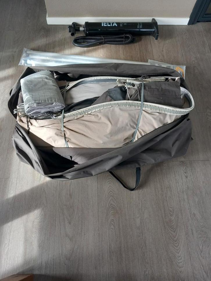 Caravanvoortent Telta Pure 260 Air, Caravans en Kamperen, Tenten, tot en met 4, Gebruikt, Ophalen