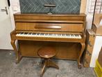 August Förster Piano met oefenpedaal kruk en  lampje, Muziek en Instrumenten, Ophalen, Gebruikt, Bruin, Piano