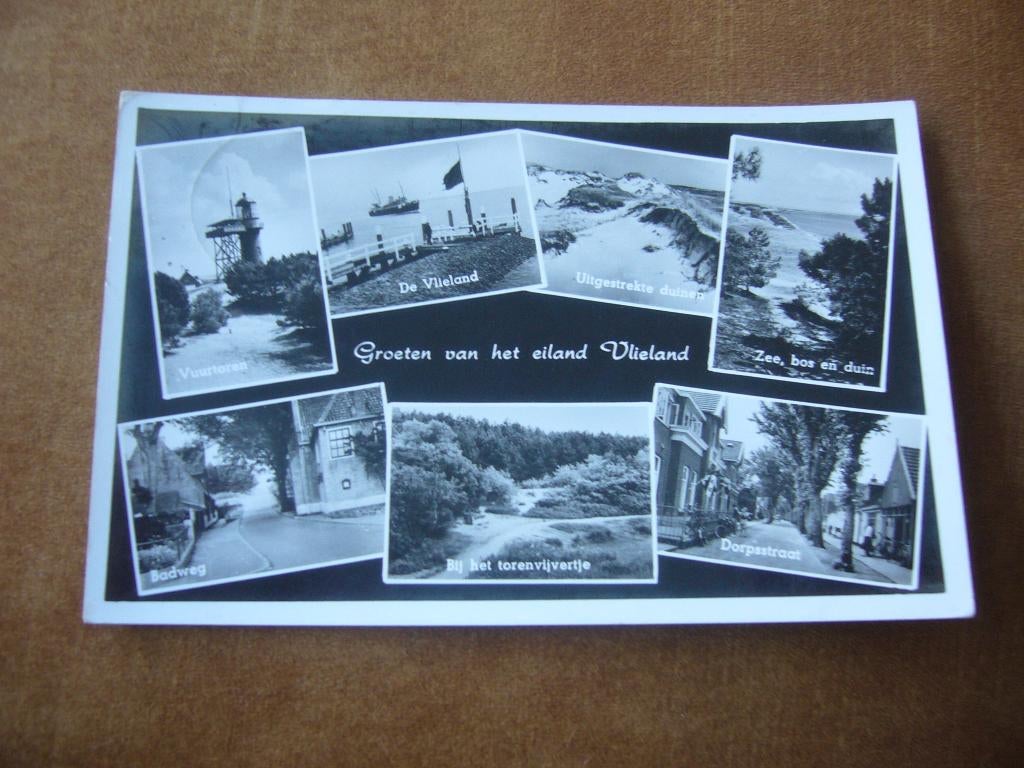 VLIELAND  =  7 LUIK, Ophalen of Verzenden, 1940 tot 1960, Gelopen, Waddeneilanden