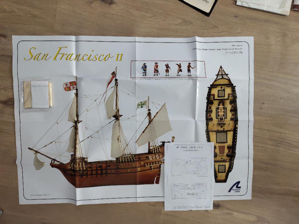 Bouwtekening San Francisco II met zeilen (Artesania Latina), Ophalen of Verzenden, Nieuw